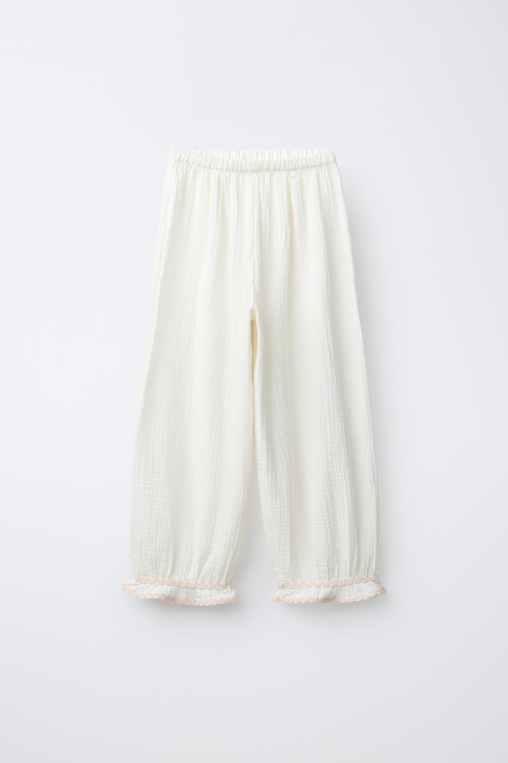 6-14 ЛЕТ/ПИЖАМА С КОНТРАСТНОЙ ВОЛНИСТОЙ ТЕКСТУРОЙ