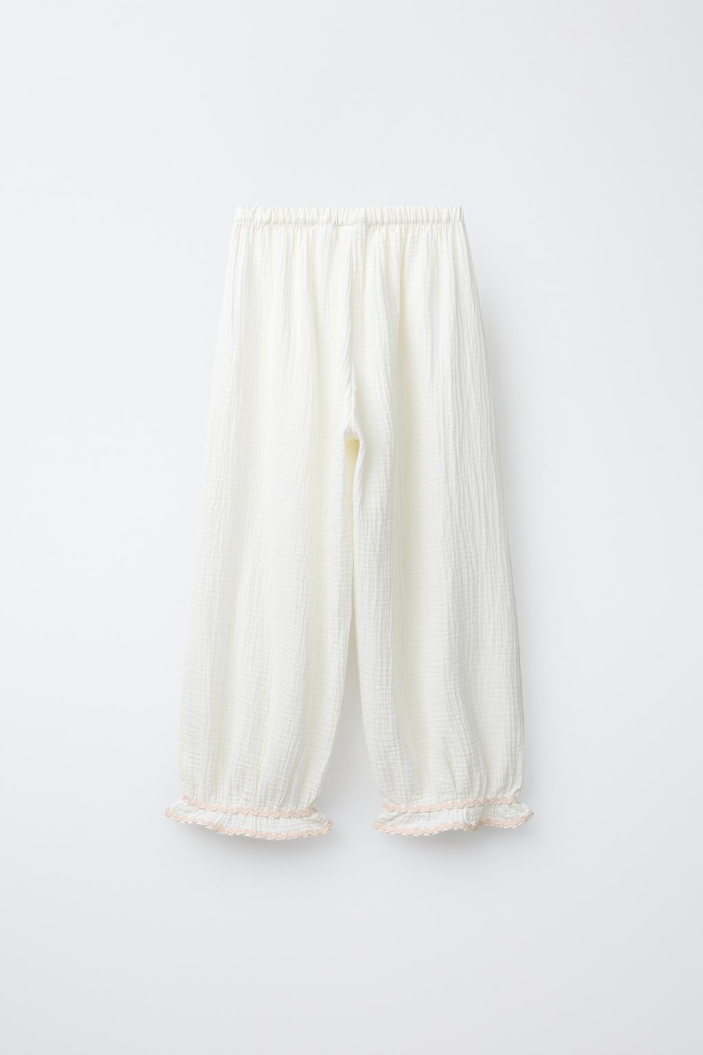 6-14 ЛЕТ/ПИЖАМА С КОНТРАСТНОЙ ВОЛНИСТОЙ ТЕКСТУРОЙ