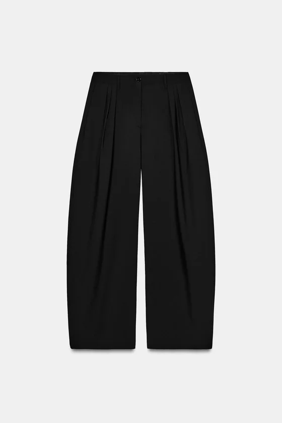 БРЮКИ  С ЗАЩИПАМИ — коллекция Zara «ZW»