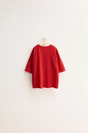 ZARA TIMELESS - однотонная футболка из хлопка и льна- Заказать в России