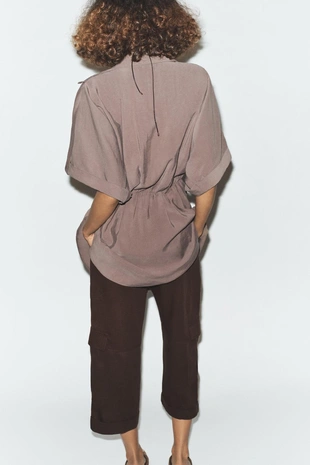 Короткое платье на запах- Заказать в России