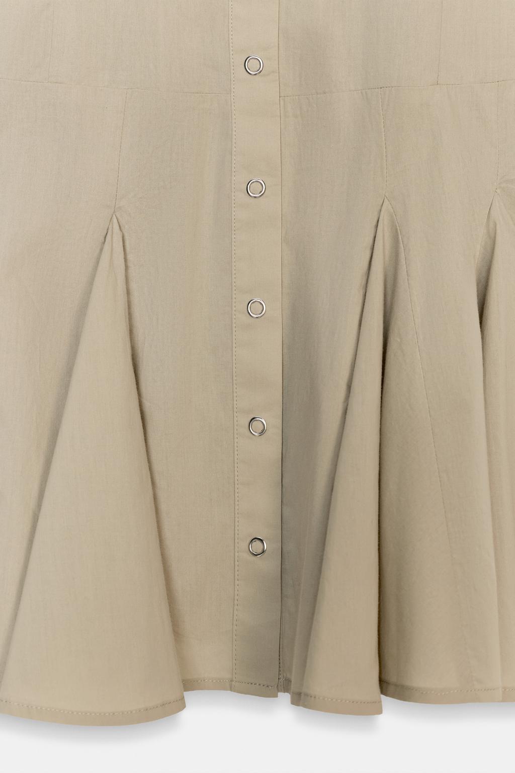 КОРОТКОЕ ПЛАТЬЕ-РУБАШКА