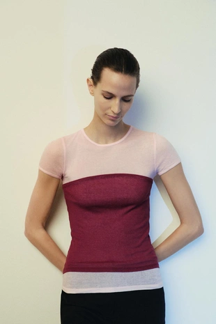 Футболка из хлопка SUPIMA® с двойным эффектом- Заказать в России