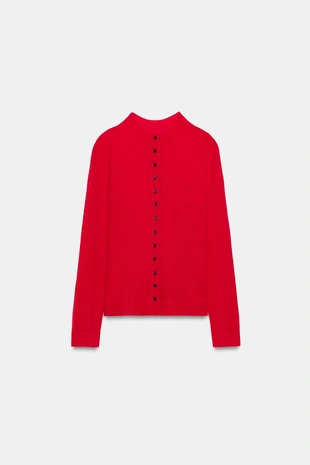 Red | 2142/081/600 - Zara Кардиган из сверхтонкого трикотажа