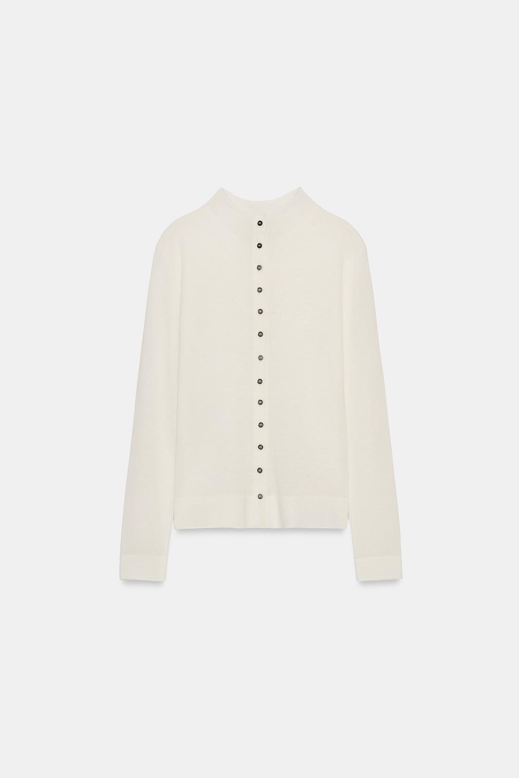 КАРДИГАН ИЗ СВЕРХТОНКОГО ТРИКОТАЖА