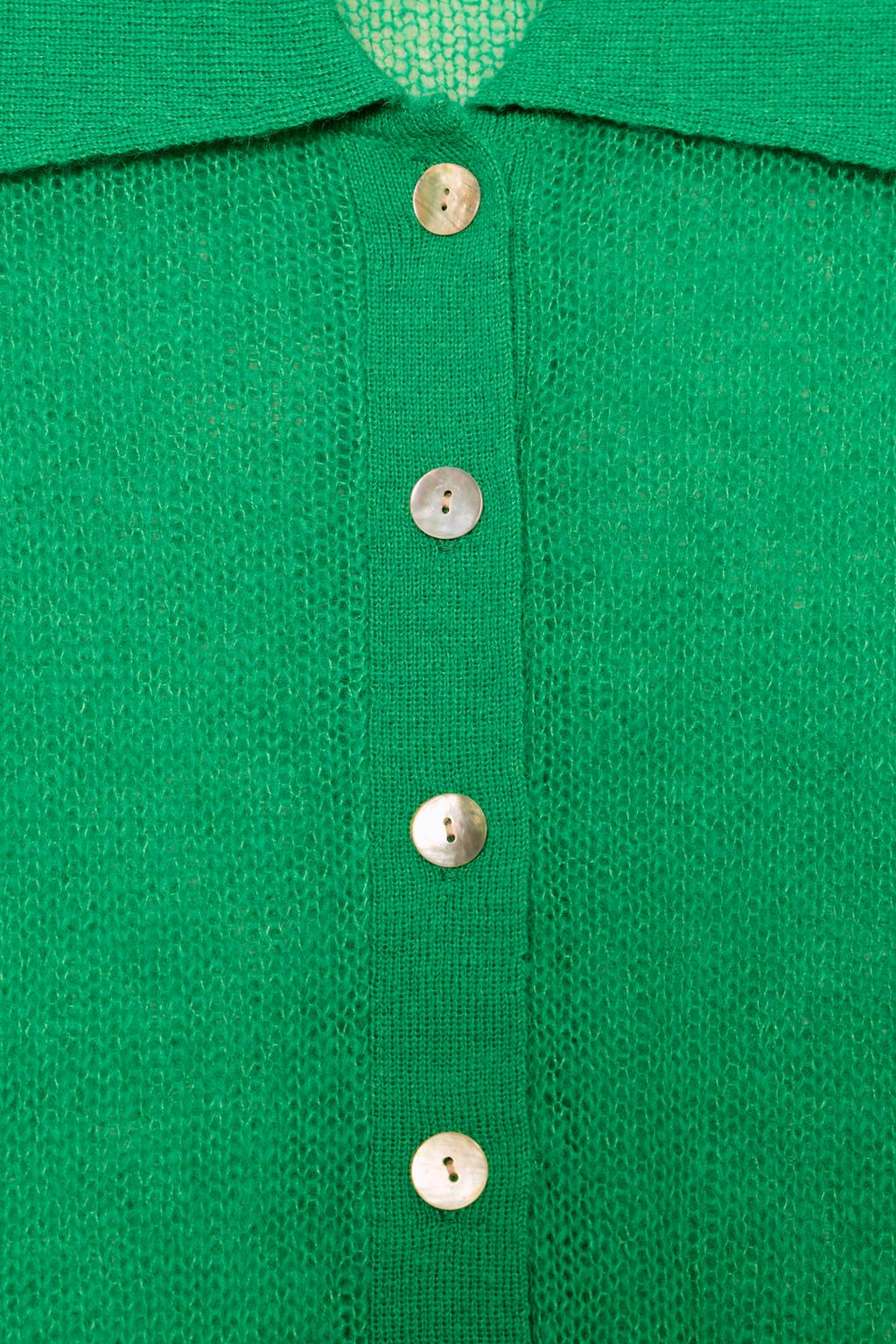 КАРДИГАН С ВОРОТНИКОМ ПОЛО