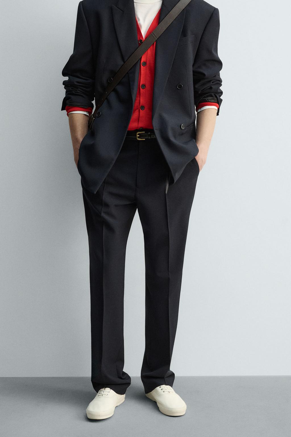 КОСТЮМНЫЕ БРЮКИ STRAIGHT FIT ИЗ ШЕРСТИ LIMITED EDITION