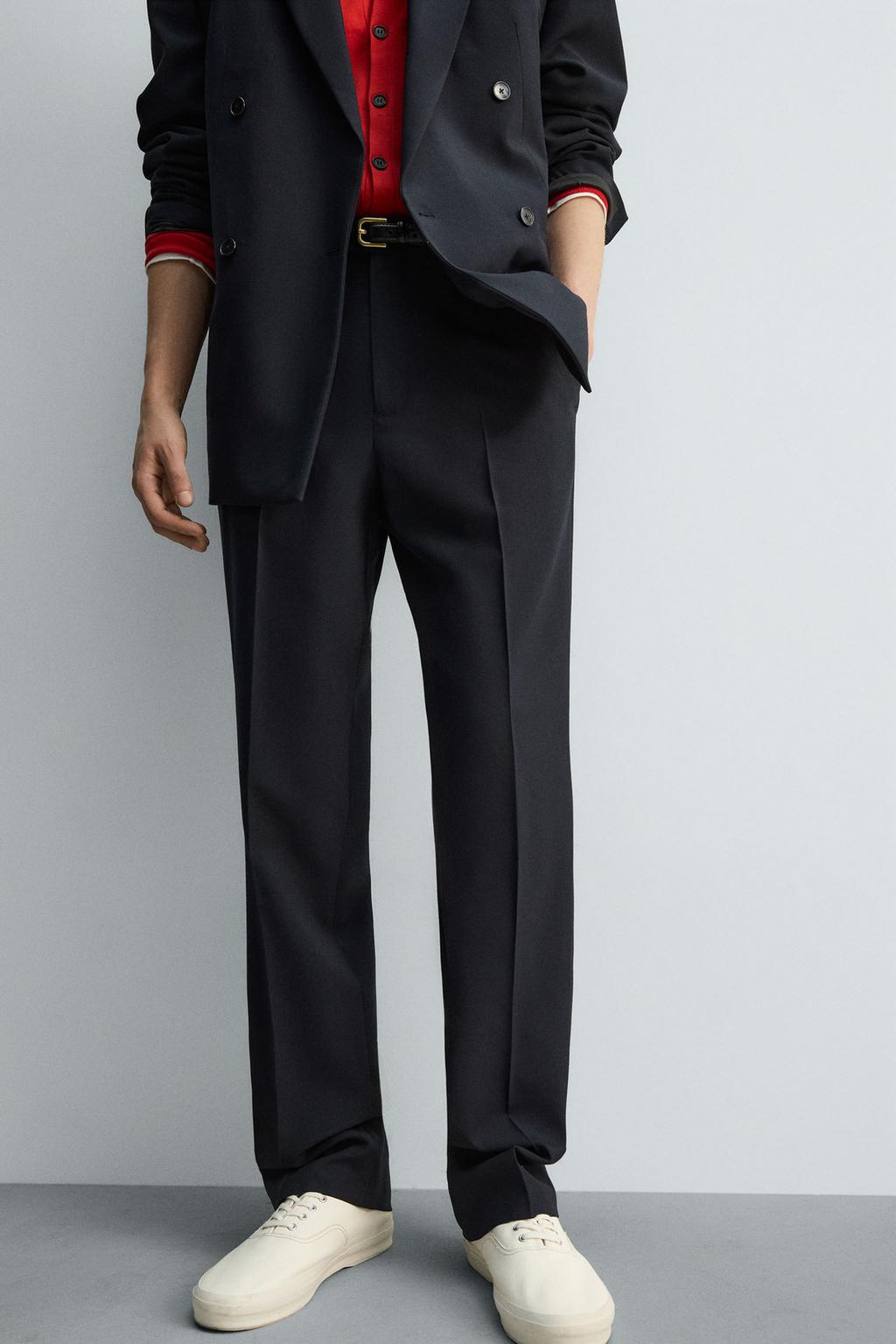 КОСТЮМНЫЕ БРЮКИ STRAIGHT FIT ИЗ ШЕРСТИ LIMITED EDITION