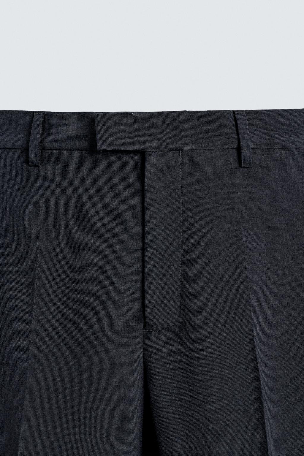 КОСТЮМНЫЕ БРЮКИ STRAIGHT FIT ИЗ ШЕРСТИ LIMITED EDITION