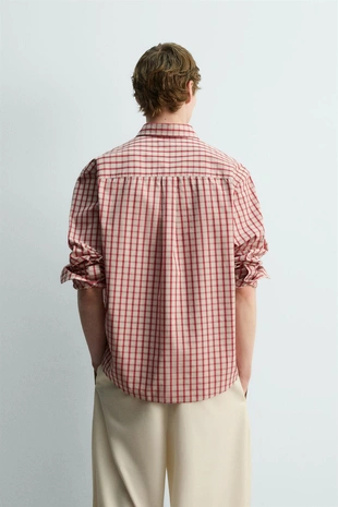 Рубашка RELAXED FIT в клетку — LIMITED EDITION- Заказать в России