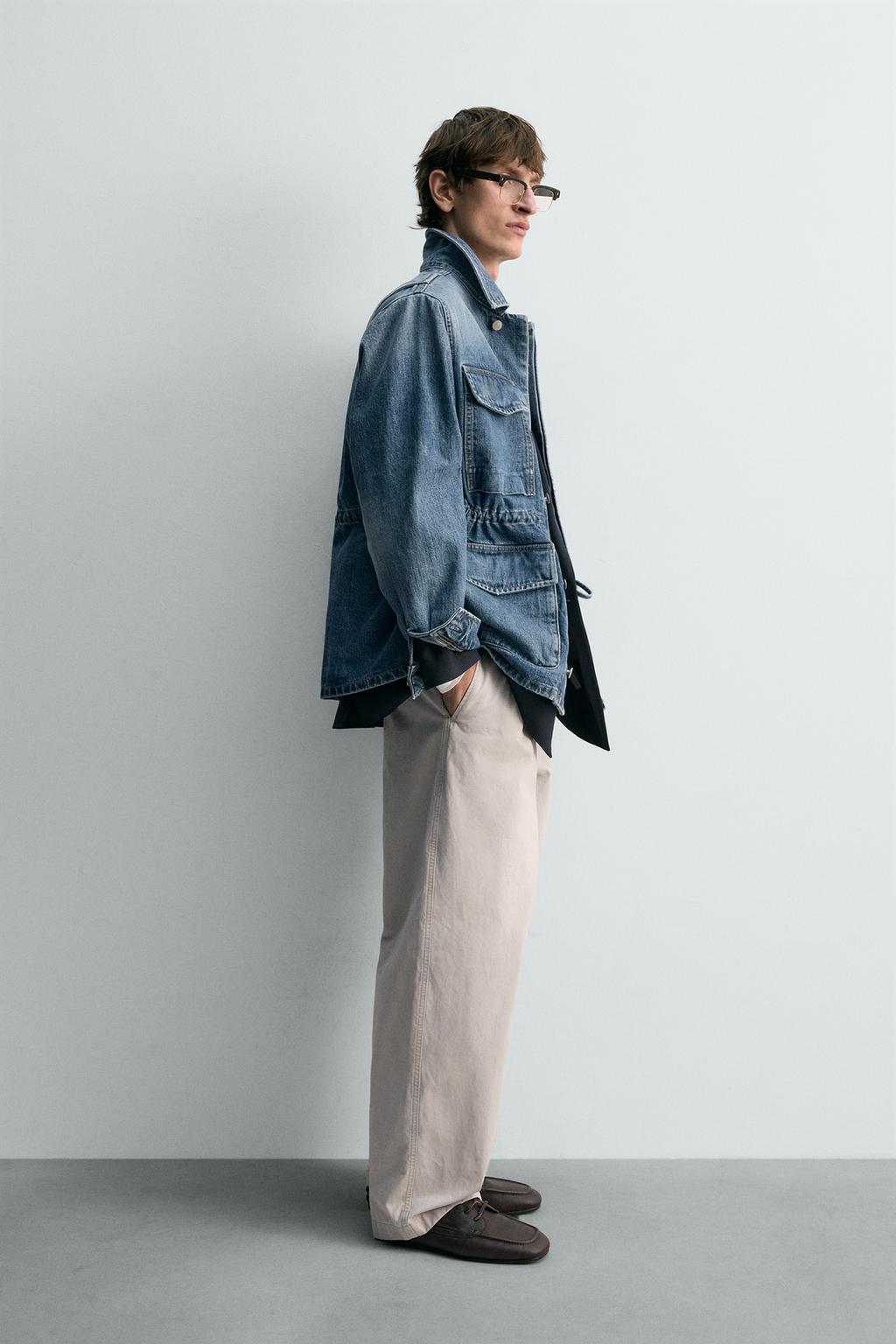 ДЖИНСОВАЯ ПАРКА С НАКЛАДНЫМИ КАРМАНАМИ LIMITED EDITION