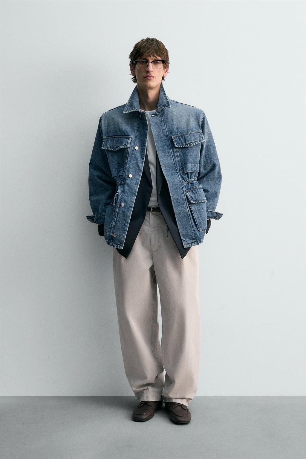 ДЖИНСОВАЯ ПАРКА С НАКЛАДНЫМИ КАРМАНАМИ LIMITED EDITION