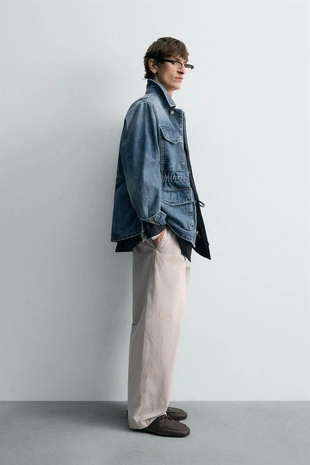 Джинсовая парка с накладными карманами LIMITED EDITION- Заказать в России