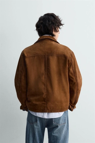 Замшевая куртка свободного кроя — LIMITED EDITION- Заказать в России