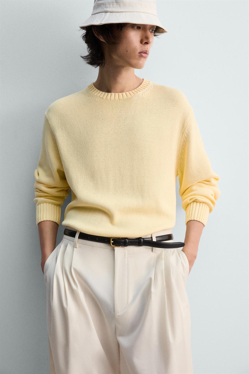 СВИТЕР ИЗ РЕЛЬЕФНОГО ХЛОПКА