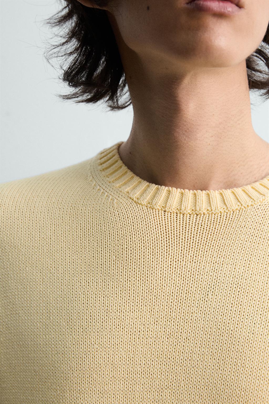 СВИТЕР ИЗ РЕЛЬЕФНОГО ХЛОПКА