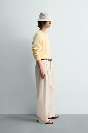 Свитер из рельефного хлопка- Заказать в России