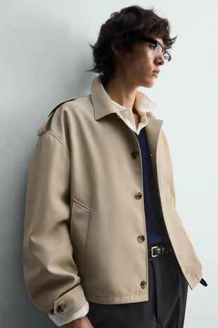 Укороченная куртка с хлястиками LIMITED EDITION- Заказать в России