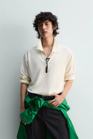 Поло REGULAR FIT из ткани пике- Заказать в России