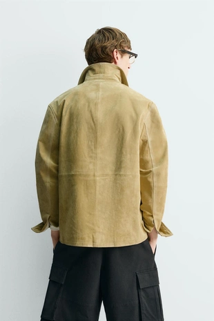 Замшевая куртка с карманами LIMITED EDITION- Заказать в России