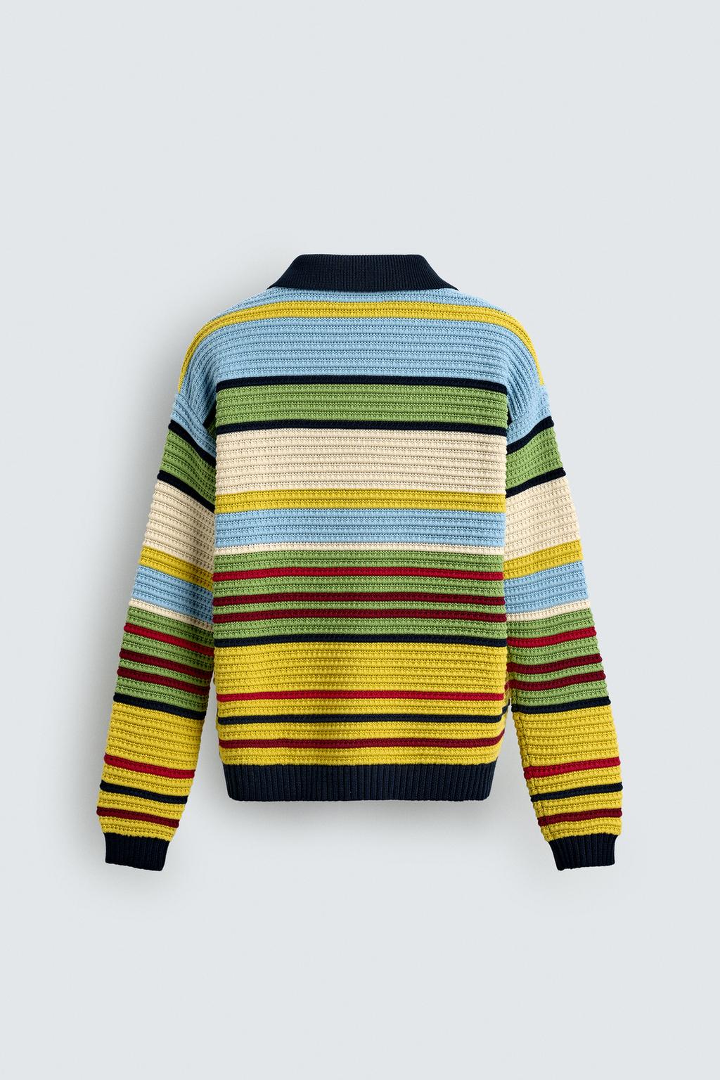 ТРИКОТАЖНОЕ ЖАККАРДОВОЕ ПОЛО В ПОЛОСКУ — LIMITED EDITION