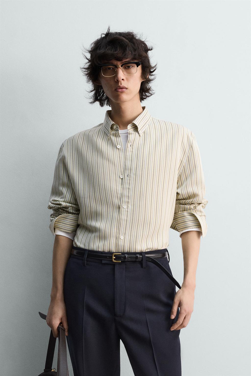 РУБАШКА СВОБОДНОГО КРОЯ В ПОЛОСКУ LIMITED EDITION