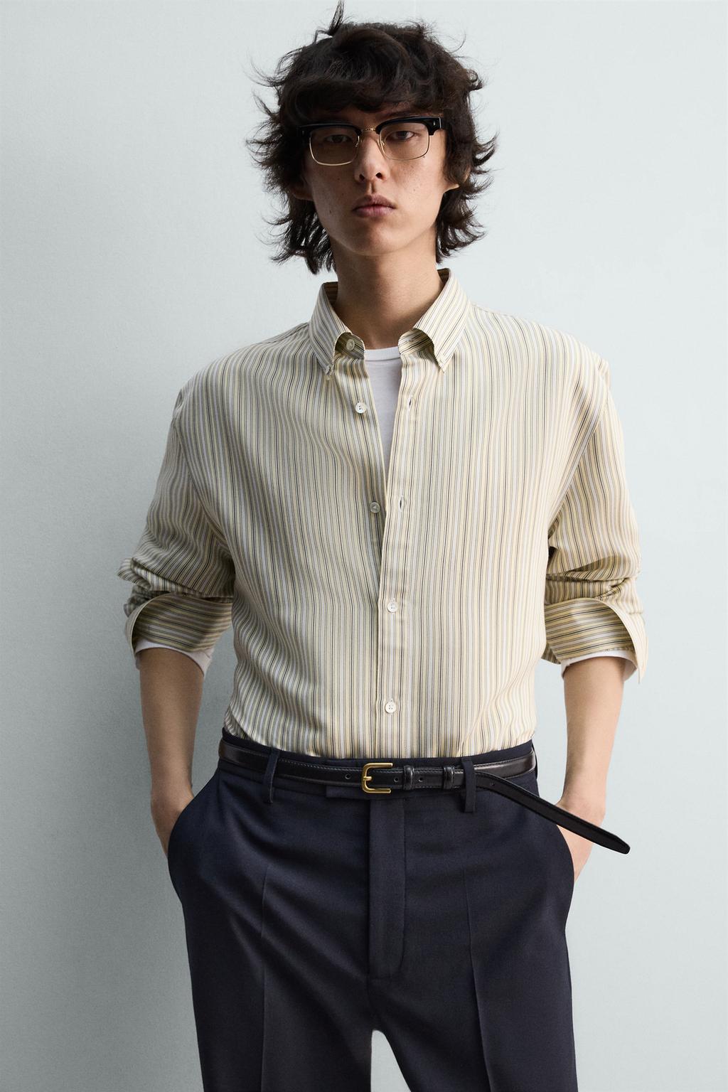 РУБАШКА СВОБОДНОГО КРОЯ В ПОЛОСКУ LIMITED EDITION