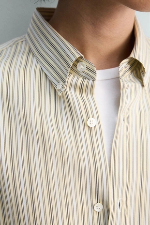 Рубашка свободного кроя в полоску LIMITED EDITION- Заказать в России