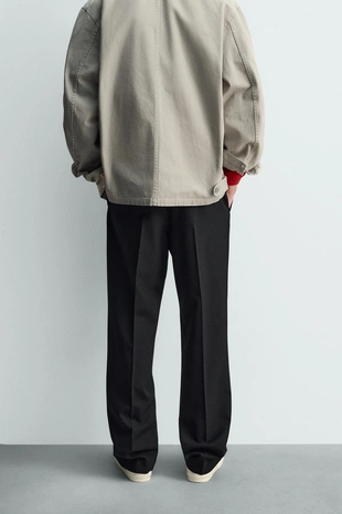 Брюки STRAIGHT FIT из смесовой шерсти — LIMITED EDITION- Заказать в России