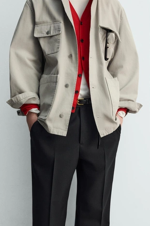 Брюки STRAIGHT FIT из смесовой шерсти — LIMITED EDITION- Заказать в России