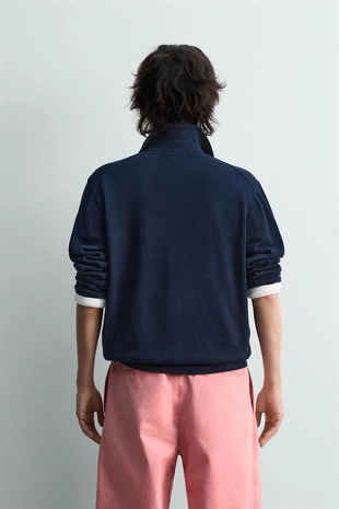 Трикотажное поло RELAXED FIT- Заказать в России