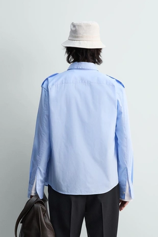 Рубашка с карманами и погонами LIMITED EDITION- Заказать в России