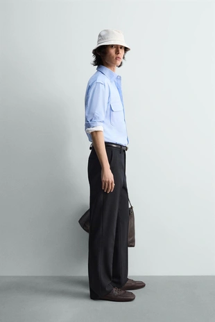 Рубашка с карманами и погонами LIMITED EDITION- Заказать в России