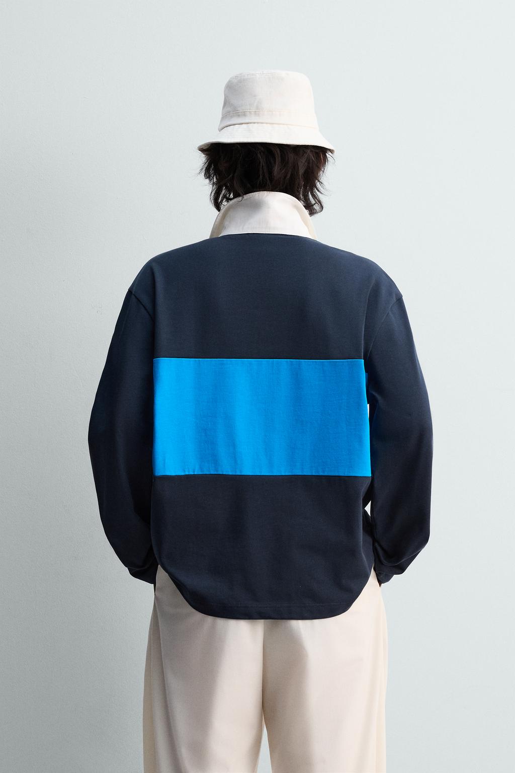 ПОЛО REGULAR FIT С ЦВЕТНЫМИ БЛОКАМИ