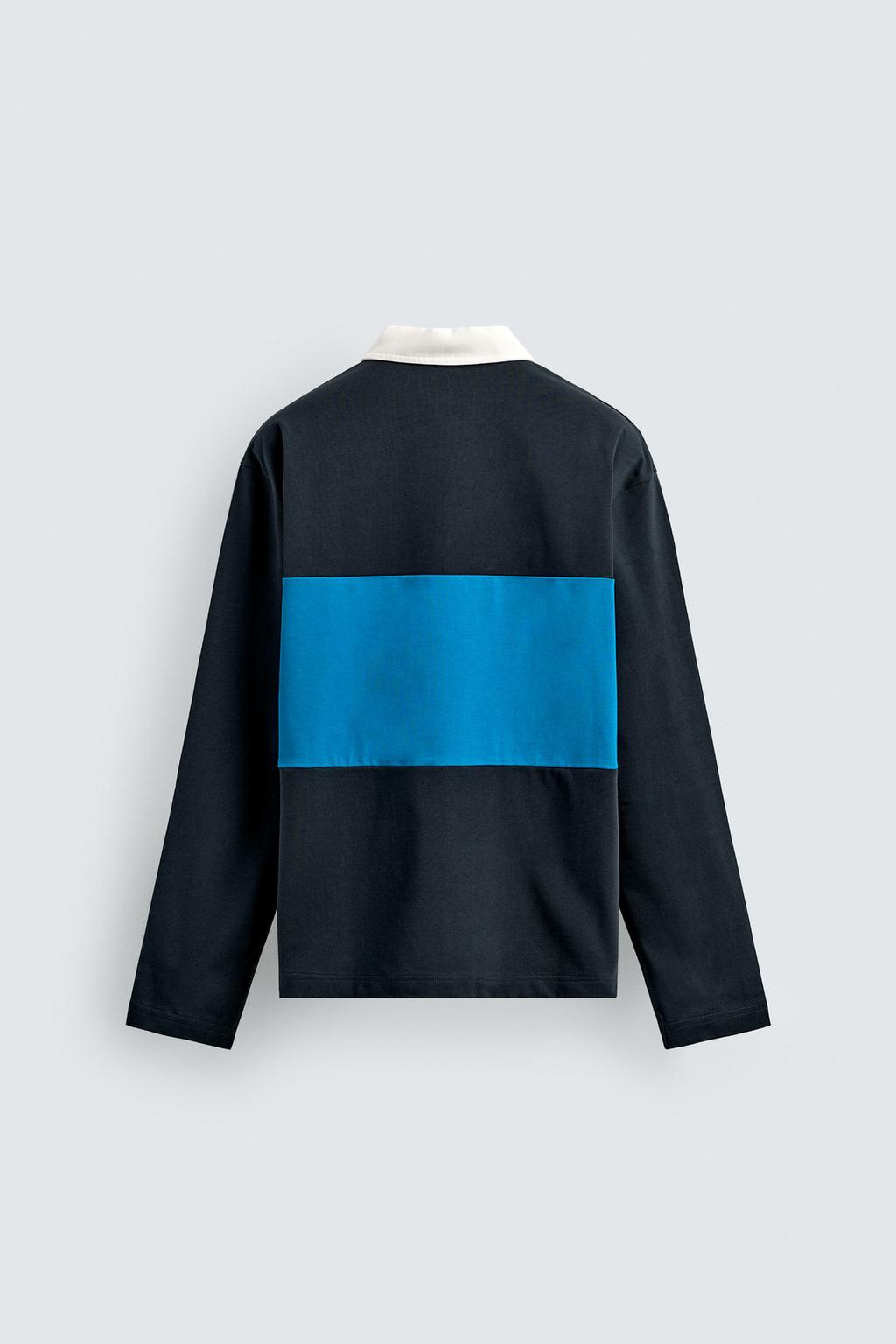 ПОЛО REGULAR FIT С ЦВЕТНЫМИ БЛОКАМИ