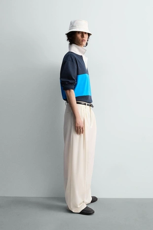 Поло REGULAR FIT с цветными блоками- Заказать в России