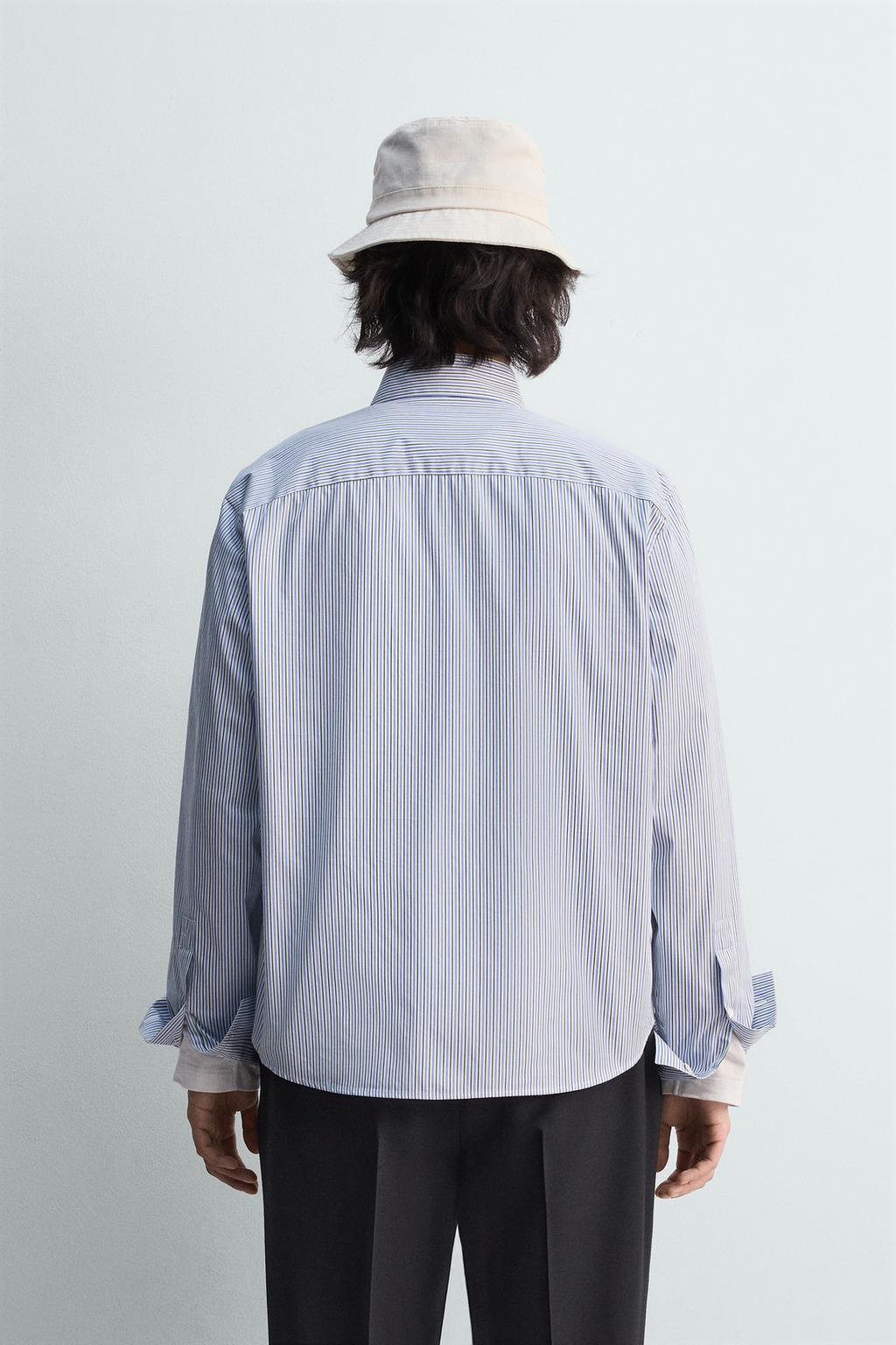 РУБАШКА СВОБОДНОГО КРОЯ В ПОЛОСКУ LIMITED EDITION