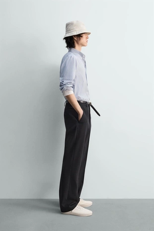 Рубашка свободного кроя в полоску LIMITED EDITION- Заказать в России