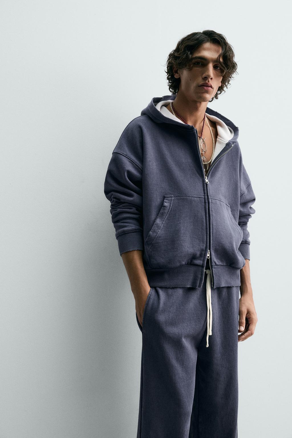 ХУДИ С КАПЮШОНОМ И ВАФЕЛЬНОЙ ТКАНИ