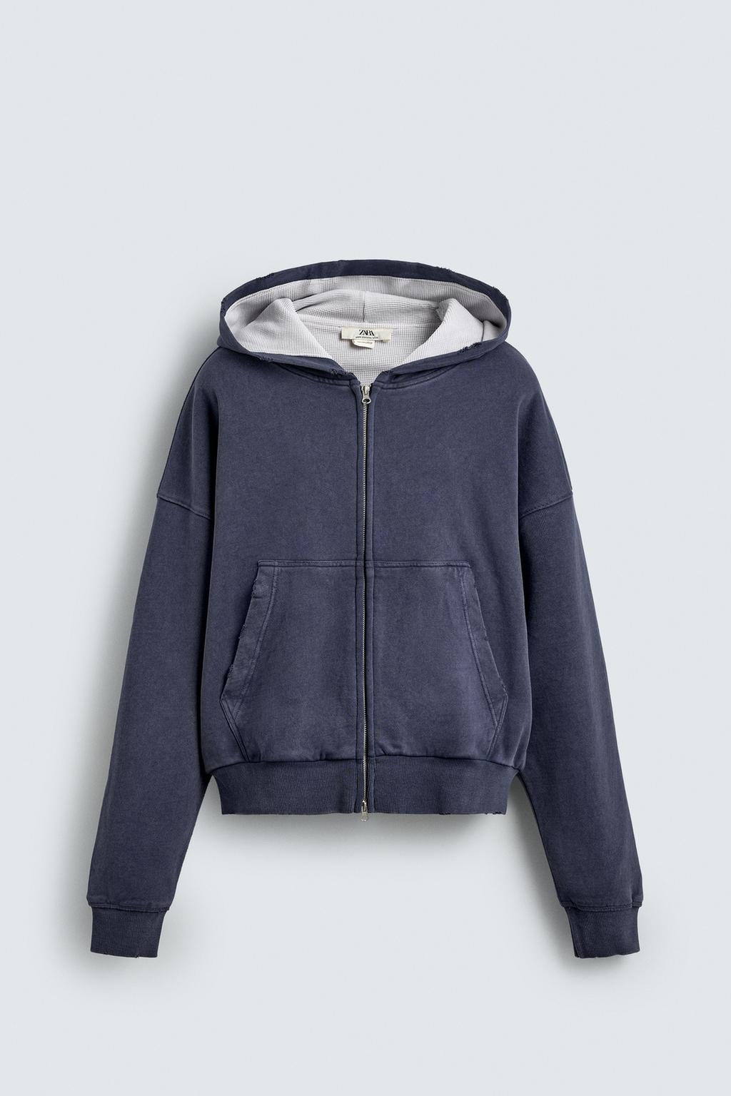 ХУДИ С КАПЮШОНОМ И ВАФЕЛЬНОЙ ТКАНИ