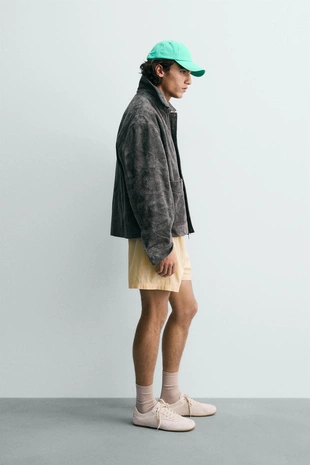 Куртка из замши свободного кроя — LIMITED EDITION- Заказать в России