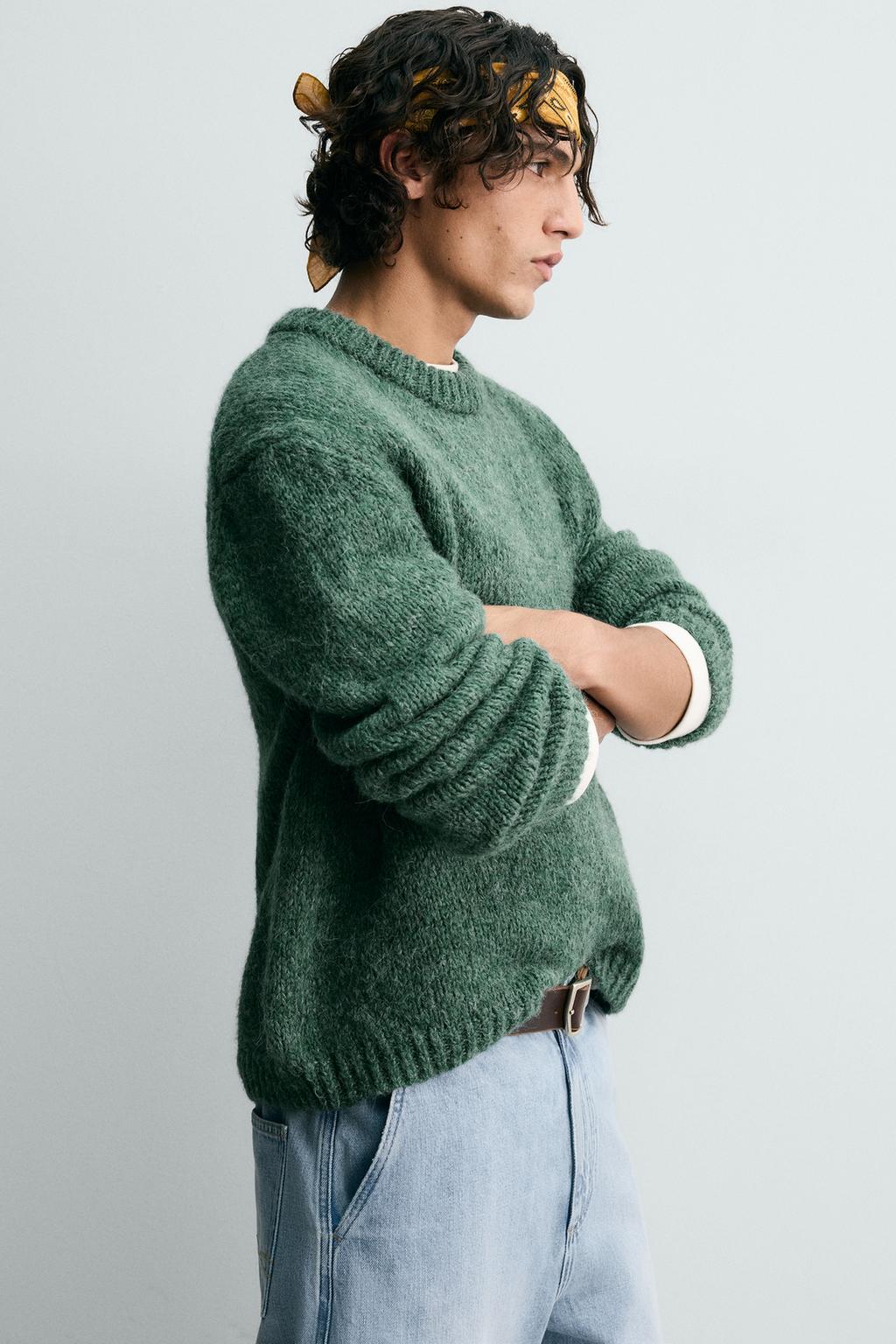 СВИТЕР ИЗ РЕЛЬЕФНОЙ ТКАНИ