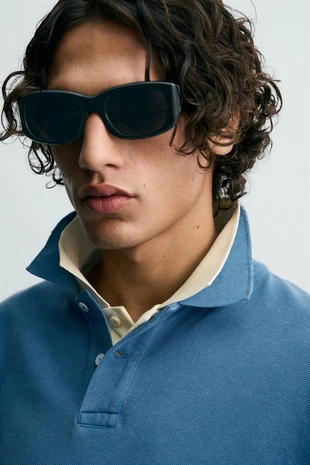 Поло из стираного пике- Заказать в России