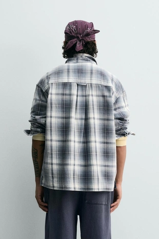 Рубашка RELAXED FIT в клетку LIMITED EDITION- Заказать в России