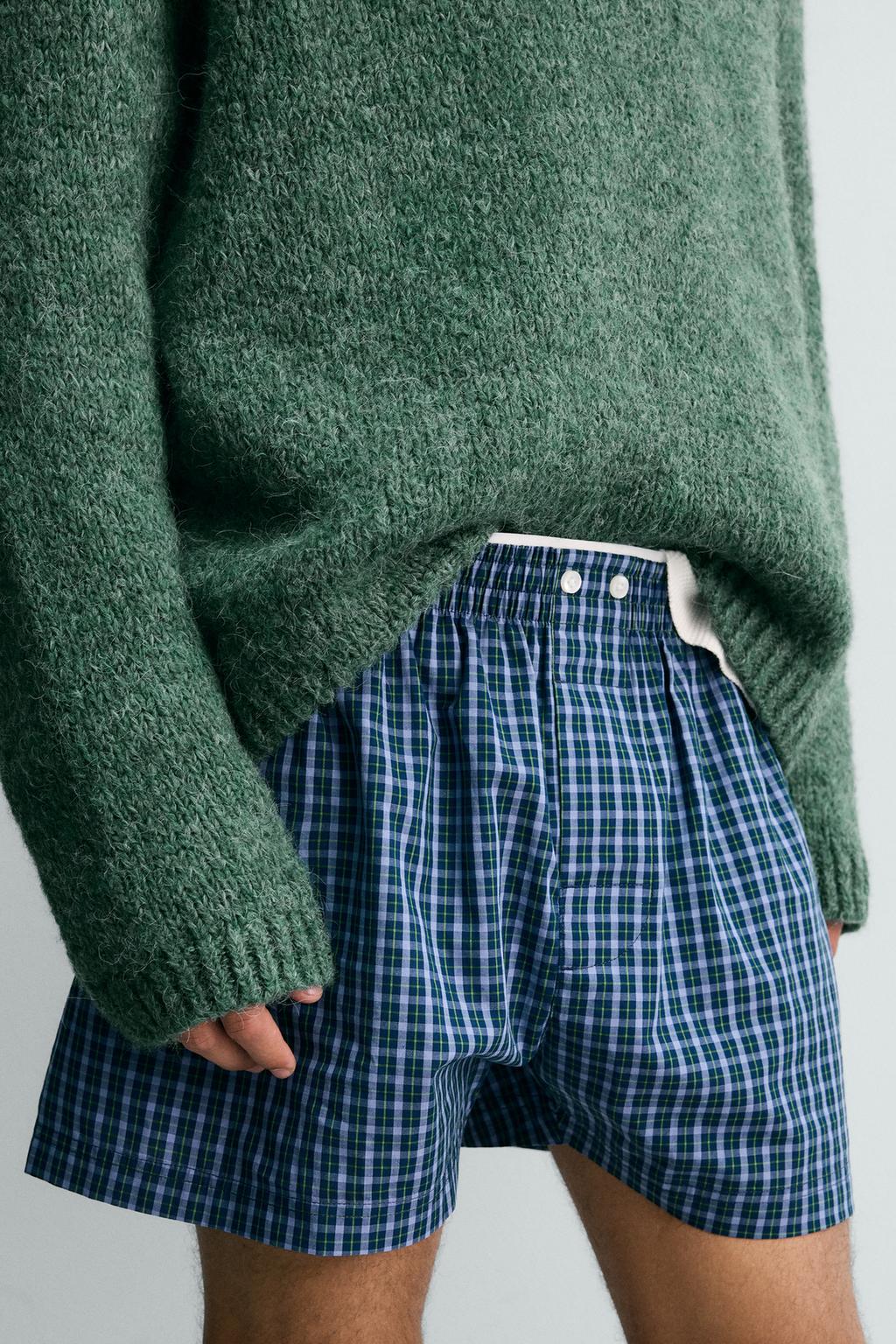 НАБОР ИЗ ДВУХ КОМБИНИРОВАННЫХ ТРУСОВ-БОКСЕРОВ ИЗ ПОПЛИНА - LIMITED EDITION