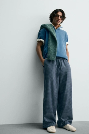 Брюки BAGGY FIT в клетку LIMITED EDITION- Заказать в России