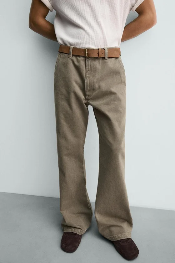 ДЖИНСЫ CHINO WIDE клёш ИЗ ОГРАНИЧЕННОЙ СЕРИИ