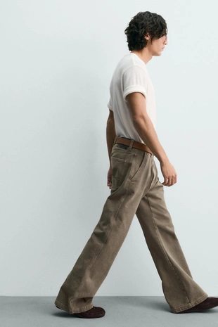 Джинсы CHINO WIDE FLARE FIT из ограниченной серии- Заказать в России