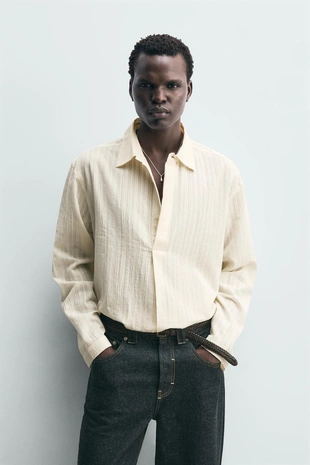 Поло с текстурой- Заказать в России