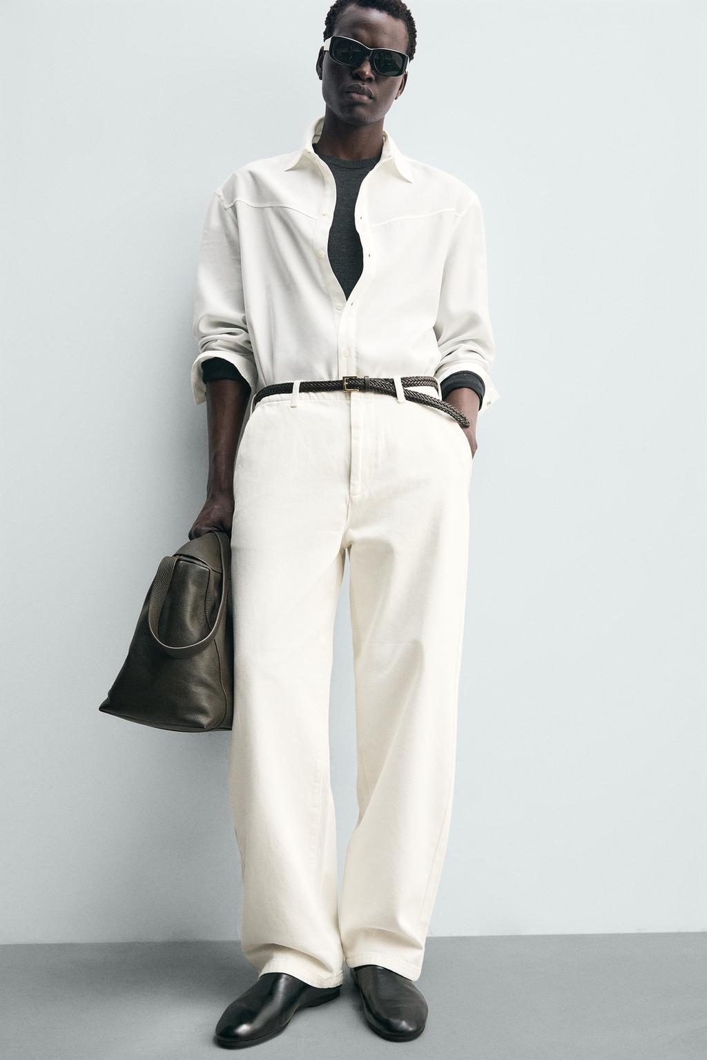 РУБАШКА СТРУЯЩЕГОСЯ ПОКРОЯ В КОВБОЙСКОМ СТИЛЕ